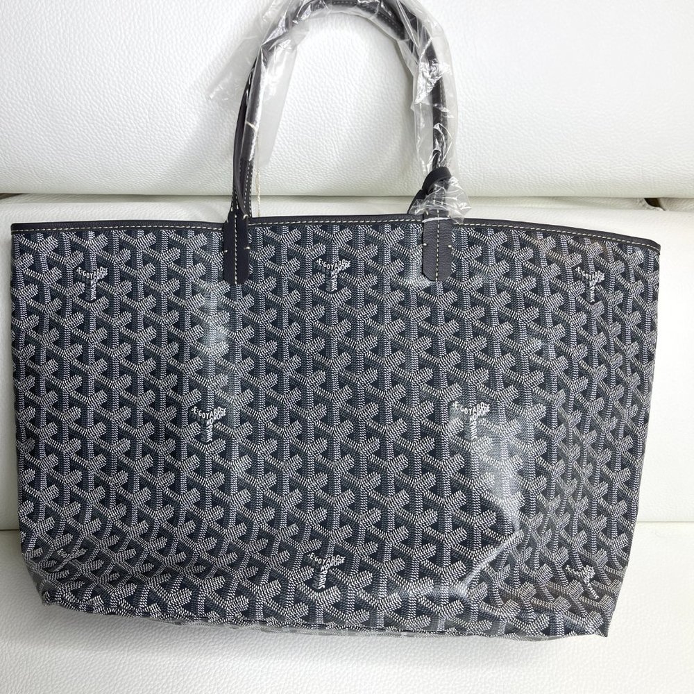 Brand New w/ Tags - Grey Goyard Saint Louis PM Reversible Tote - Picture 2 of 12